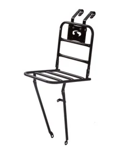 Voordrager voor 20-24" transportfiets Steco Comfort 20 x 20 cm - glanzend zwart