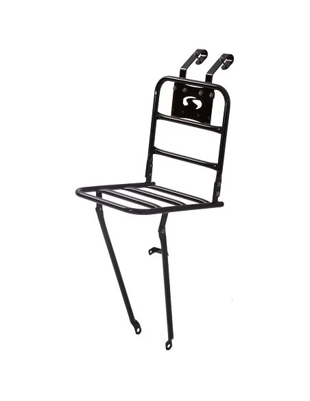 Voordrager voor 20-24" transportfiets Steco Comfort 20 x 20 cm - glanzend zwart