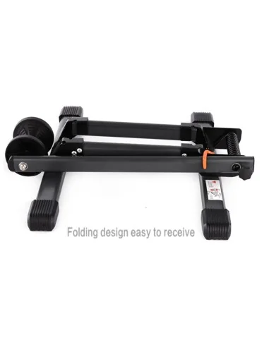 Achterwielstandaard inklapbaar Edge - zwart