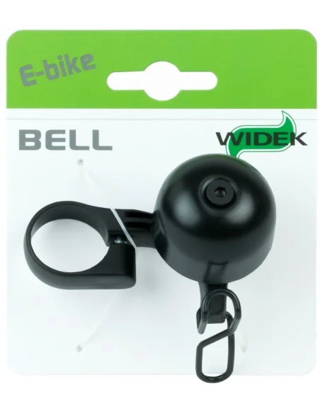 Fietsbel Widek E-bike - zwart (op kaart)