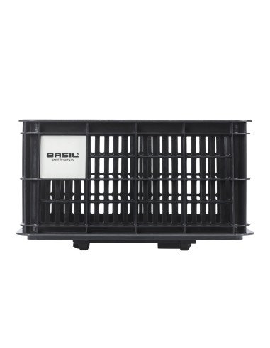 Gerecyclede fietskrat Basil Crate MIK S 17.5 liter 29 x 39 x 20 cm - black