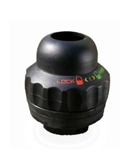 Balhoofdset 1/1-8" Post Moderne OT-905 met stuurslot - zwart