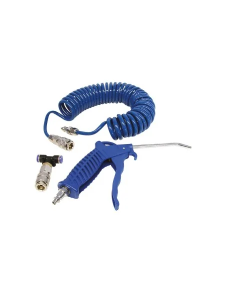 Blaaspistool met spiraalslang Carpoint - 5 meter