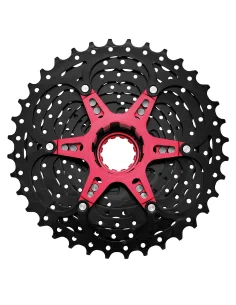 Cassette 10 speed Sunrace CS-MX0 11-36T - zwart/rood 2