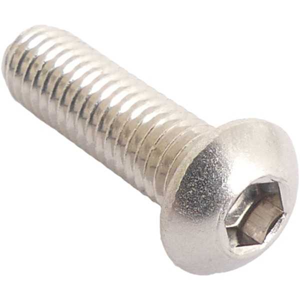 Remschijfbout Bofix M6 inbus met bolkop RVS (10 stuks)