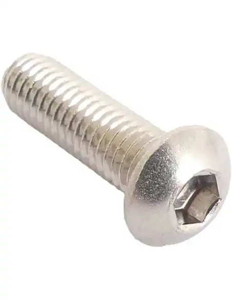 Remschijfbout Bofix M6 inbus met bolkop RVS (10 stuks)