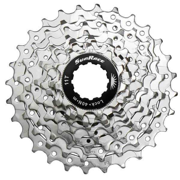 Cassette 9 speed Sunrace CSR91 12-25T - zilver