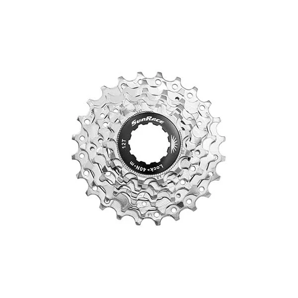 Cassette 7 speed Sunrace CSR63 12-24T - zilver