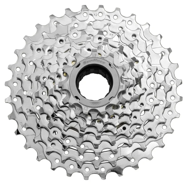 Freewheel 9 speed Sunrace MFEX9 11-32T - verchroomd