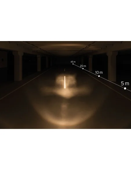 Halogeenkoplamp Busch & Müller Lumotec N2 17 Lux - Zwart