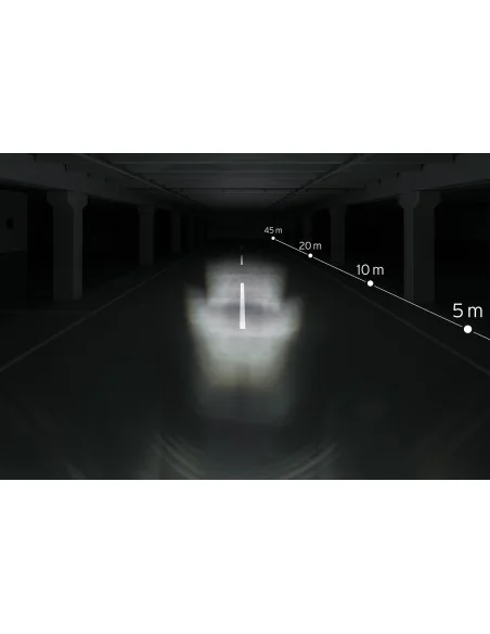 Koplamp Busch und Müller Lumotec Lyt B N voor naafdynamo 20 Lux - zwart