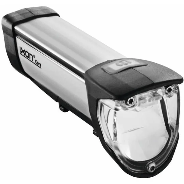 Verlichtingsset Busch und Müller IXON Core + IXXI achterlicht USB oplaadbaar 50 Lux - zwart/zilver