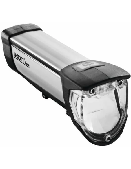 Verlichtingsset Busch und Müller IXON Core + IXXI achterlicht USB oplaadbaar 50 Lux - zwart/zilver