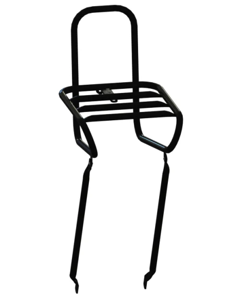 Voordrager 26"/28" Steco Smooth 25 cm - glanzend zwart