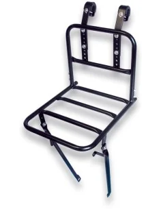 Voordrager Basil Front Carrier L 40 x 28 x 96 cm - glanzend zwart