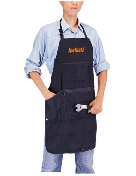 Werkplaatsschort IceToolz Proshop 240C155 - katoen