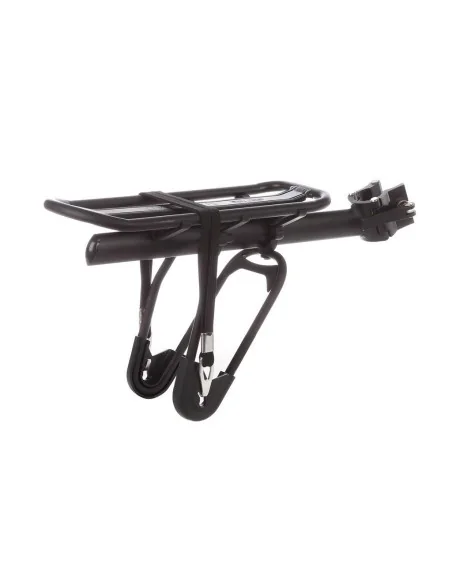 Achterdrager Massload met zadelpenbevestiging aluminium - mat zwart