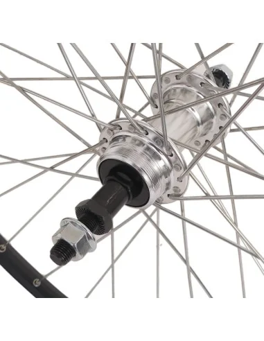 Achterwiel 28" / 622x19C Ryde ZAC 19 velg met 7/8 speed freewheel naaf - zwart