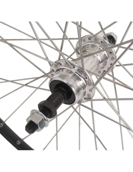Achterwiel 28" / 622x19C Ryde ZAC 19 velg met 7/8 speed freewheel naaf - zwart
