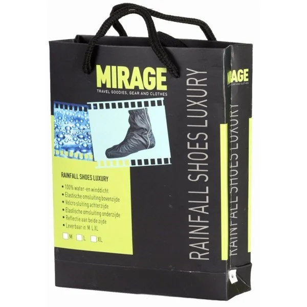 Regenschoenen Mirage Rainfall Luxury XL - zwart