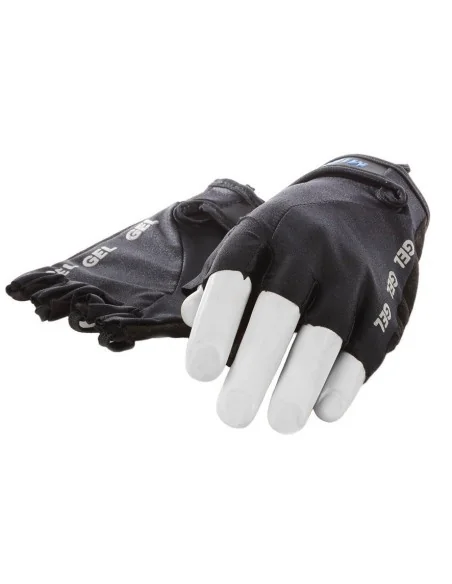 Lycra handschoen Mirage met gelpads maat XL - zwart/zwart