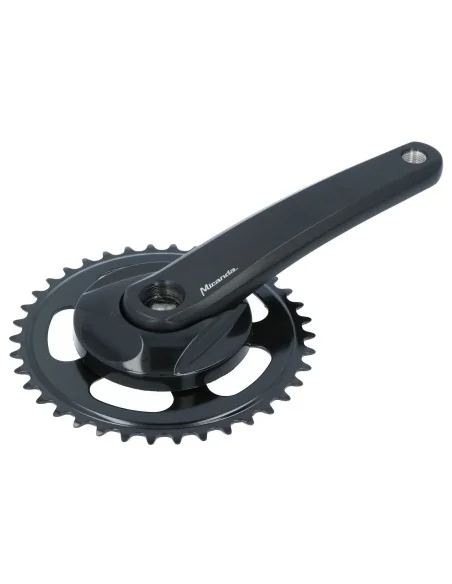 Crankstel 38T Miranda Delta 170mm crankarm - met disc 9.5cm - zwart