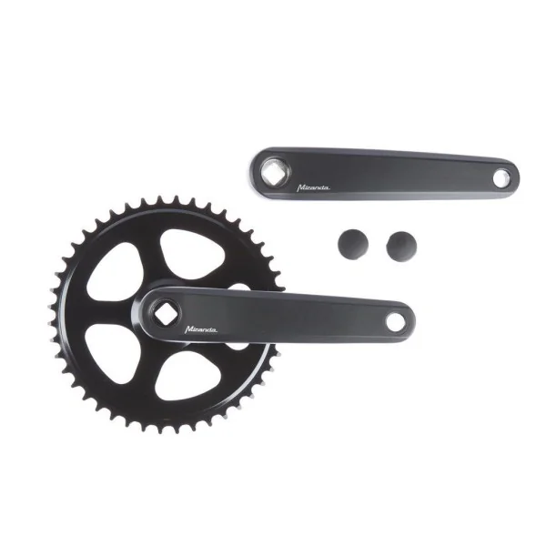 Crankstel 44T Miranda Delta JIS voor 3/32" ketting - zwart