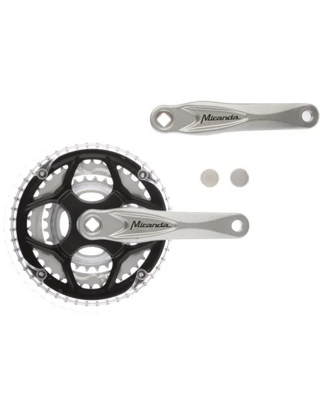 Crankstel 8-speed Miranda Alfa 3 42/32/22T 8mm - zilver
