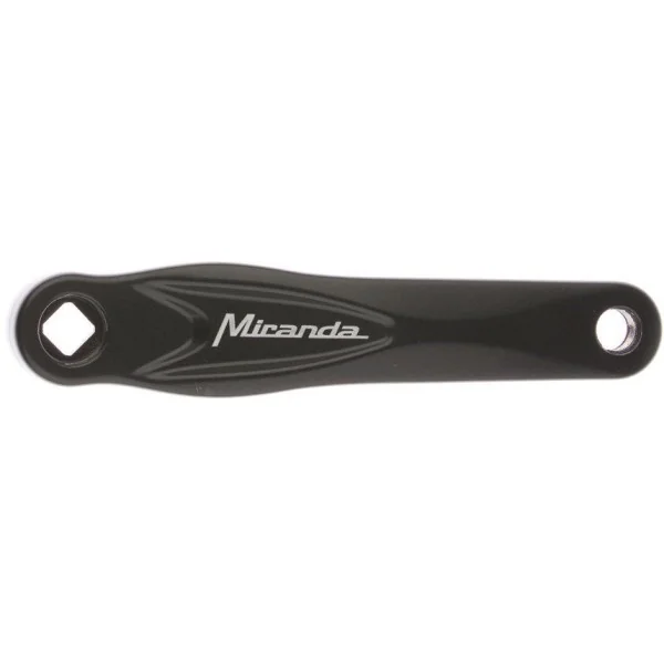 Crankarm rechts Miranda Alfa 1 170mm - zwart gecoat