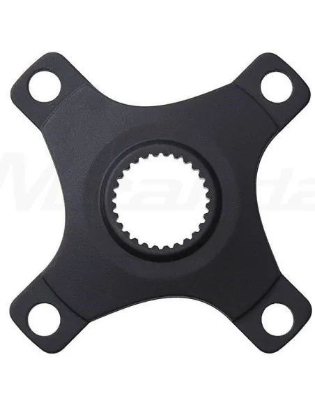 Crank spider Miranda Bosch 4 motor 4-arm BCD 104 52.0mm - aluminium zwart