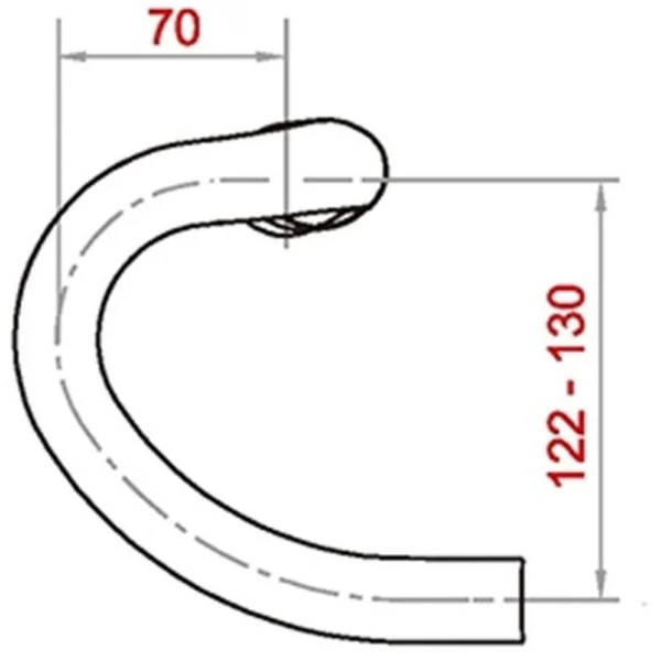 Stuur Satori X-Race Aero Ø31.8mm / B400mm - mat zwart