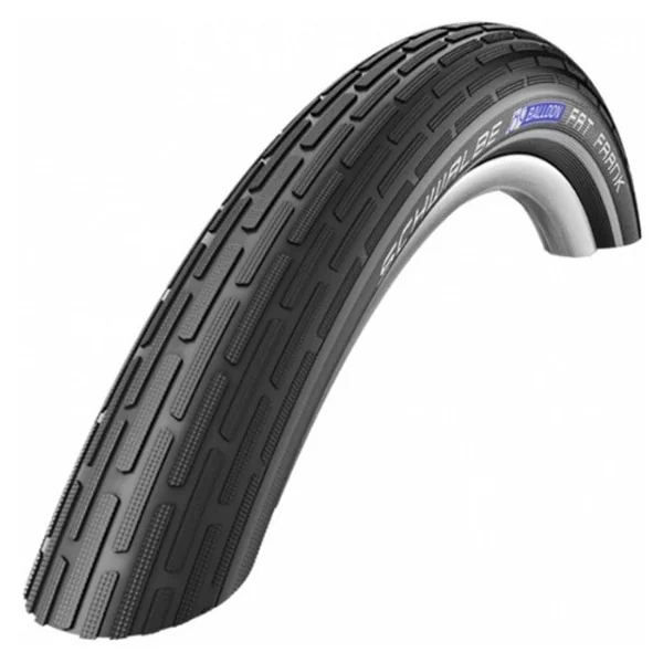 Buitenband Schwalbe Fat Frank K-Guard 28 x 2.00" / 50-622 mm - zwart met reflectie