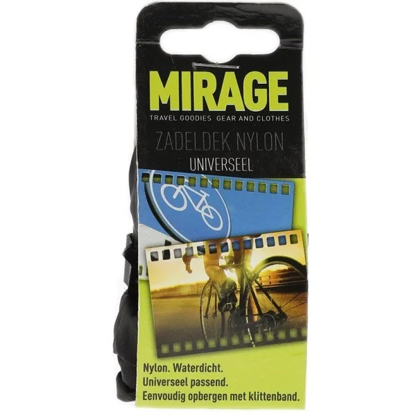 Zadeldek Mirage Undercover van nylon - zwart