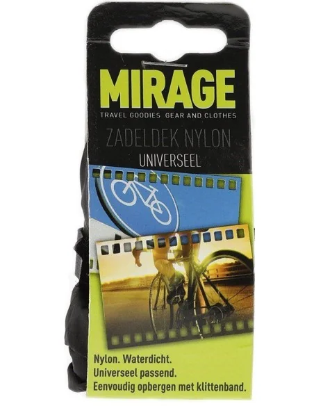 Zadeldek Mirage Undercover van nylon - zwart