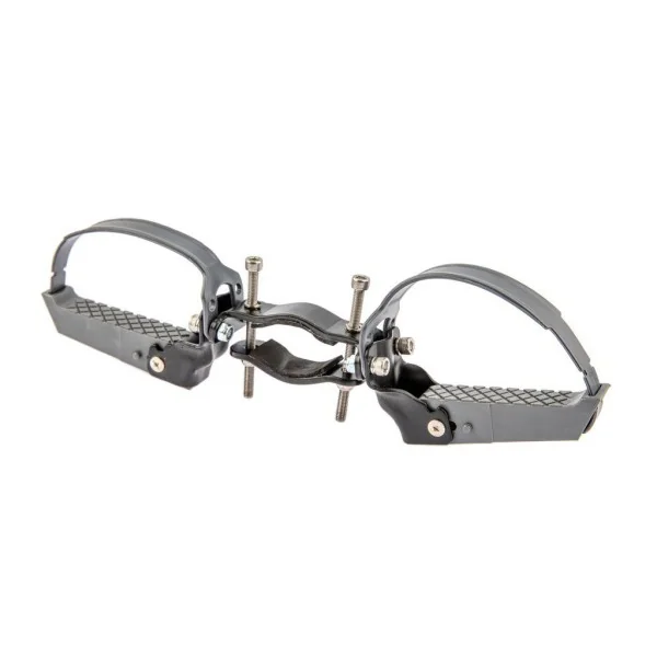 Voetsteunen Mirage met rubber riem inclusief framebuisklem