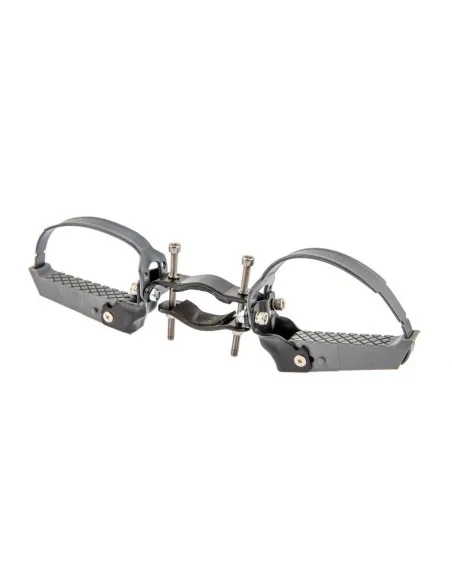 Voetsteunen Mirage met rubber riem inclusief framebuisklem