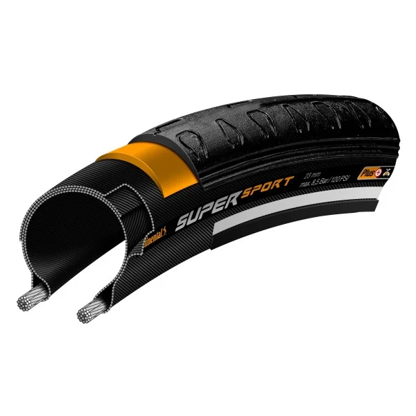 Buitenband Continental SuperSport Plus 28 x 1.00" / 25-622 - zwart