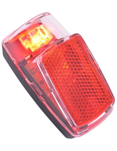 Achterlicht spatbord Edge Vida - 1 led - inclusief batterijen (bulk verpakking)