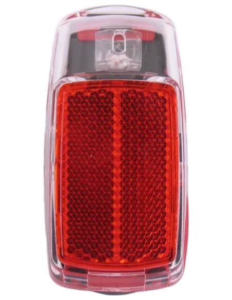 Achterlicht spatbord Edge Vida - 1 led - inclusief batterijen (bulk verpakking)