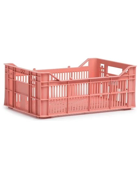 Gerecyclede fietskrat Urban Proof Helsinki 7 liter - warm roze