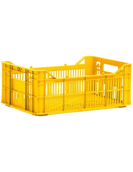 Gerecyclede fietskrat Urban Proof Helsinki 7 liter - oker geel