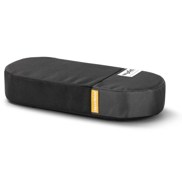 Gerecylede bagagedragerkussen Urban Proof 37,5 x 17 x 7 cm - zwart/grijs