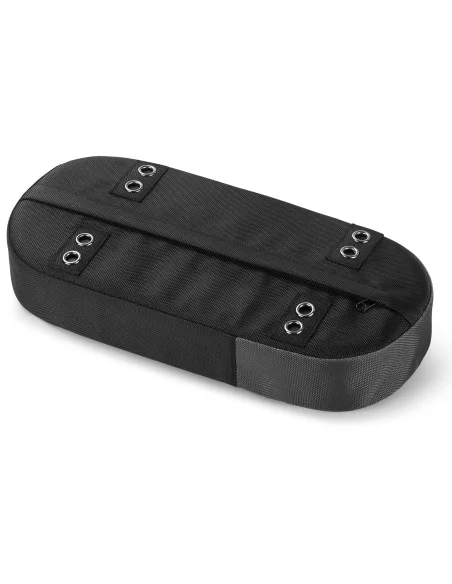 Gerecylede bagagedragerkussen Urban Proof 37,5 x 17 x 7 cm - zwart/grijs