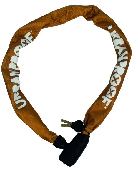 Kettingslot Urban Proof 8mm x 100cm - geel