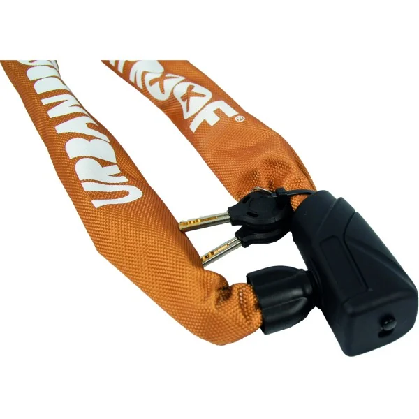 Kettingslot Urban Proof 8mm x 100cm - geel