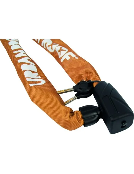 Kettingslot Urban Proof 8mm x 100cm - geel