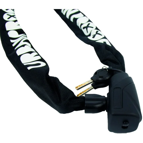 Kettingslot Urban Proof ø8mm x 100 cm - zwart