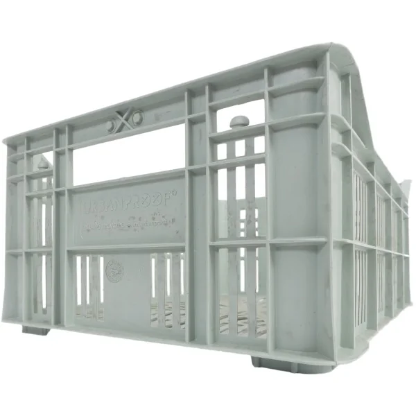 Gerecyclede fietskrat Urban Proof 7 liter - zacht groen