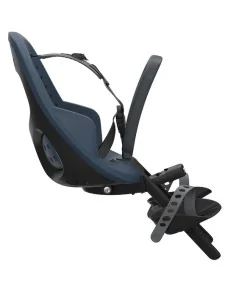 Kinderzitje voor Thule Yepp 2 Mini inclusief Mini SlimFit Adapter - majolica blue