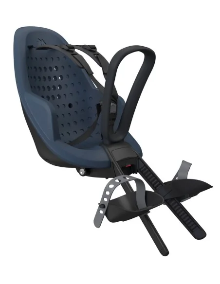 Kinderzitje voor Thule Yepp 2 Mini inclusief Mini SlimFit Adapter - majolica blue